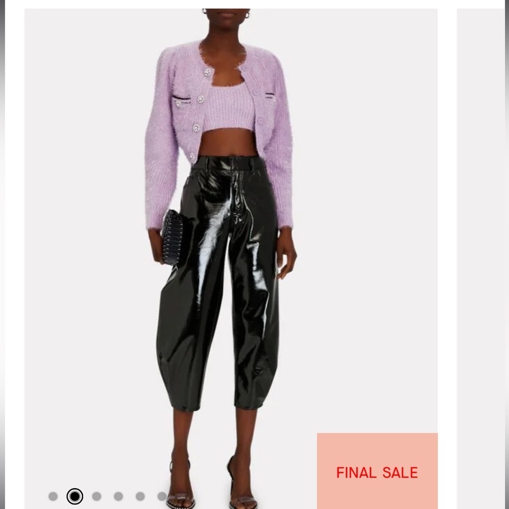 Tibi faux leather sculpted pants 29 - Picture 2 of 11